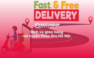 Dịch vụ giao hàng tại huyện Phúc Thọ, Hà Nội