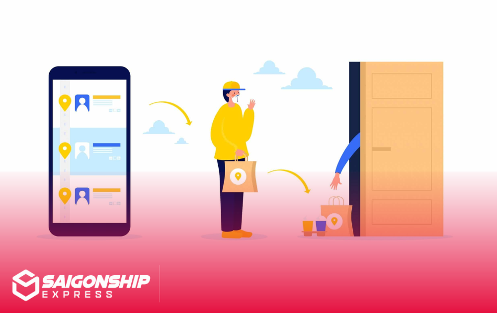 Quy trình đặt dịch vụ giao hàng tại Hợp Tiến của SaigonShip