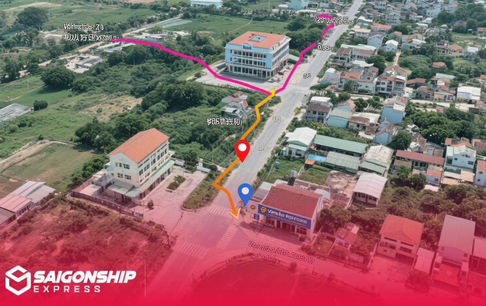 Bản đồ và chỉ đường đến bưu cục