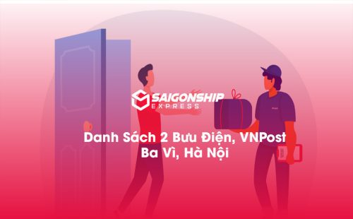 Danh sách 2 bưu điện, điểm gửi hàng VNPost tại Ba Vì, Hà Nội