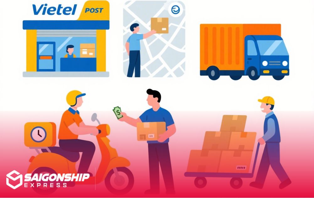 Các dịch vụ chính tại Bưu cục Viettel Post Mỹ Thành