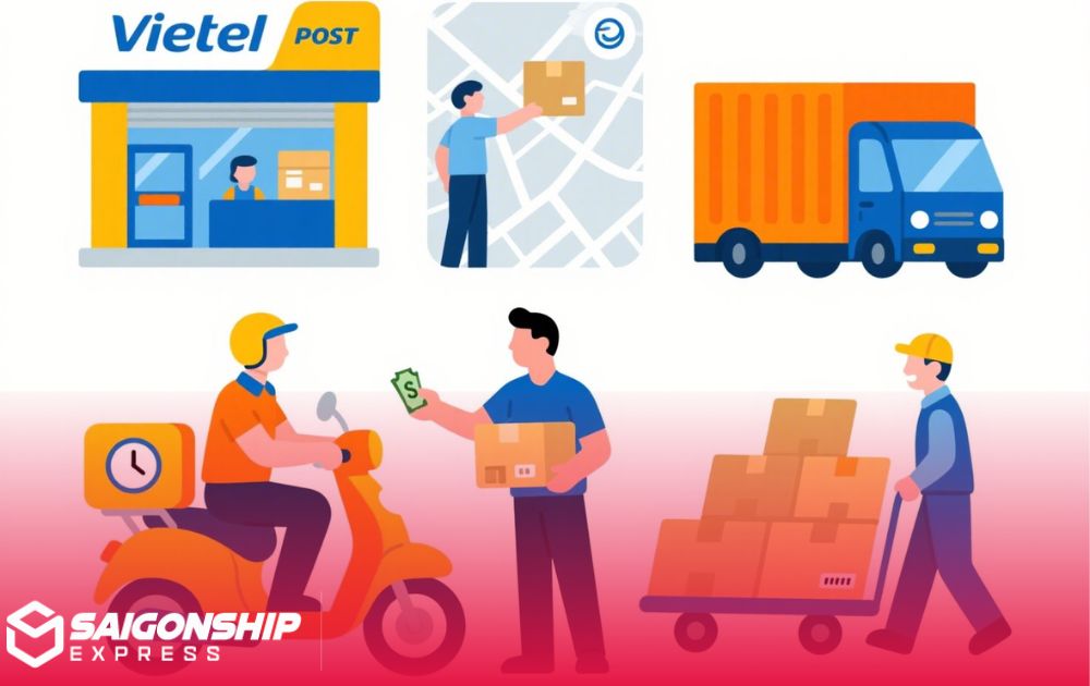 Các dịch vụ chính tại bưu cục