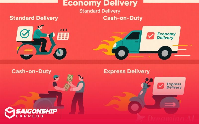 Các hình thức giao hàng tại Nam Ban