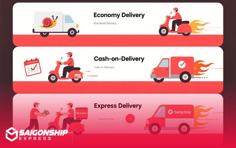 Dịch vụ giao hàng tại Phường Bình Thuận, tỉnh Lâm Đồng 3 Các Loại Hình Giao Hàng Phổ Biến