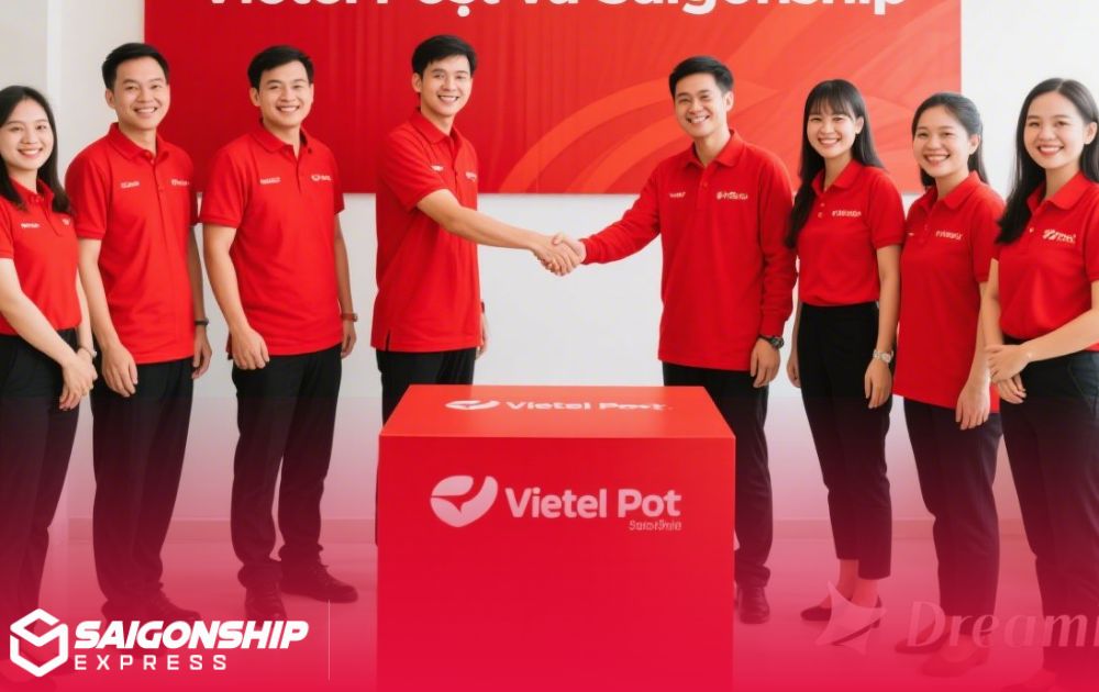 Hợp tác giữa Bưu cục Viettel Post và Saigonship