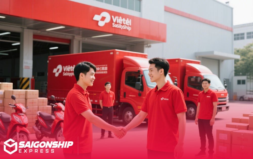 Địa chỉ bưu cục Viettel Post Mỹ Trung, Đồng Tháp 4 Hợp tác giữa Bưu cục Viettel Post và Saigonship