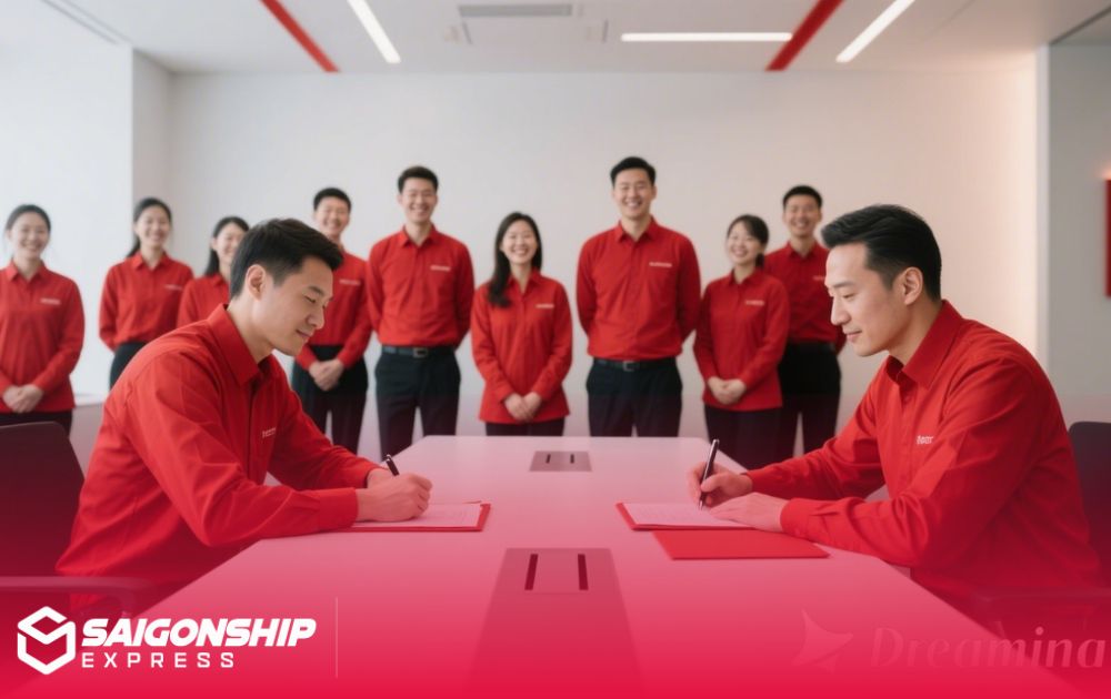 Hợp tác giữa Bưu cục Viettel Post và Saigonship