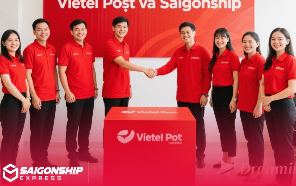 Hợp tác giữa Bưu cục Viettel Post và Saigonship