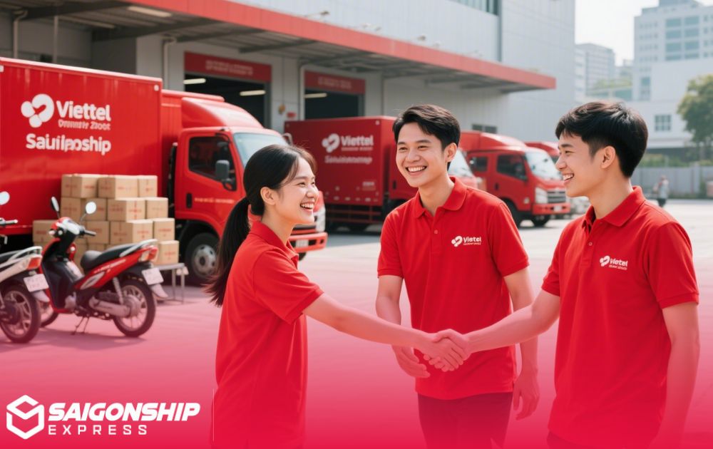 Hợp tác giữa Bưu cục Viettel Post và Saigonship