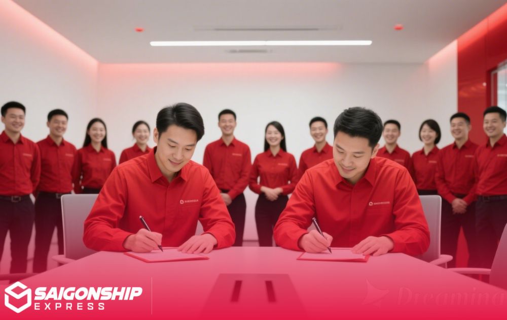 Hợp tác giữa Bưu cục Viettel Post và Saigonship