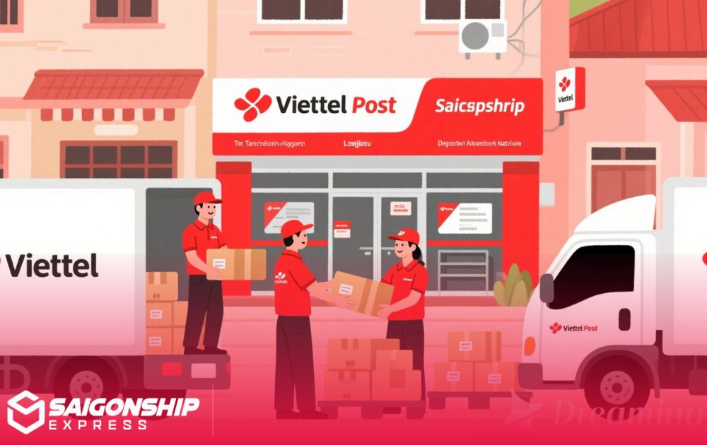 Hợp tác giữa Bưu cục Viettel Post và Saigonship