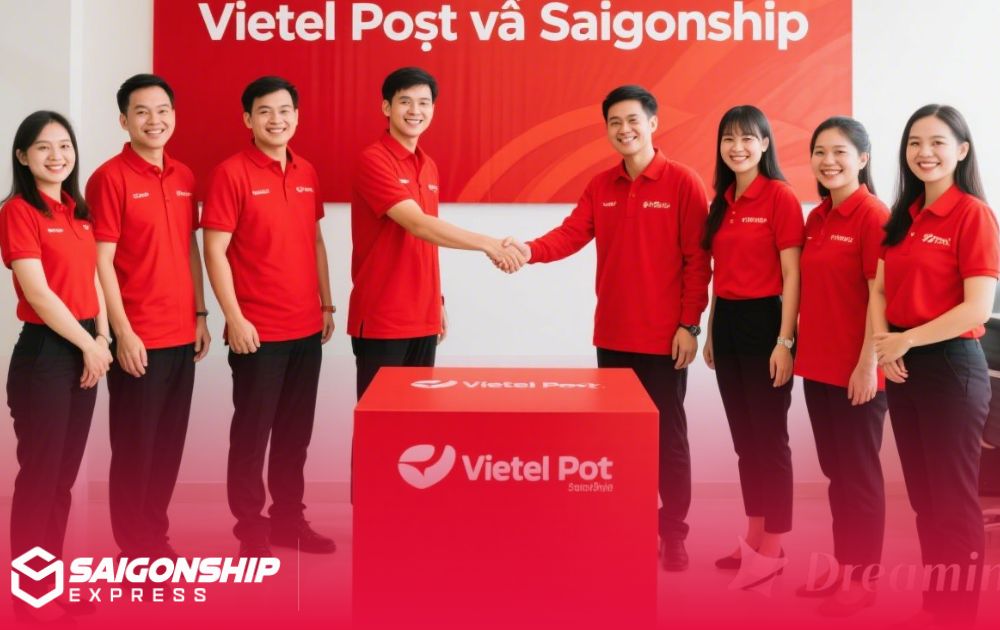 Hợp tác giữa Bưu cục Viettel Post và Saigonship