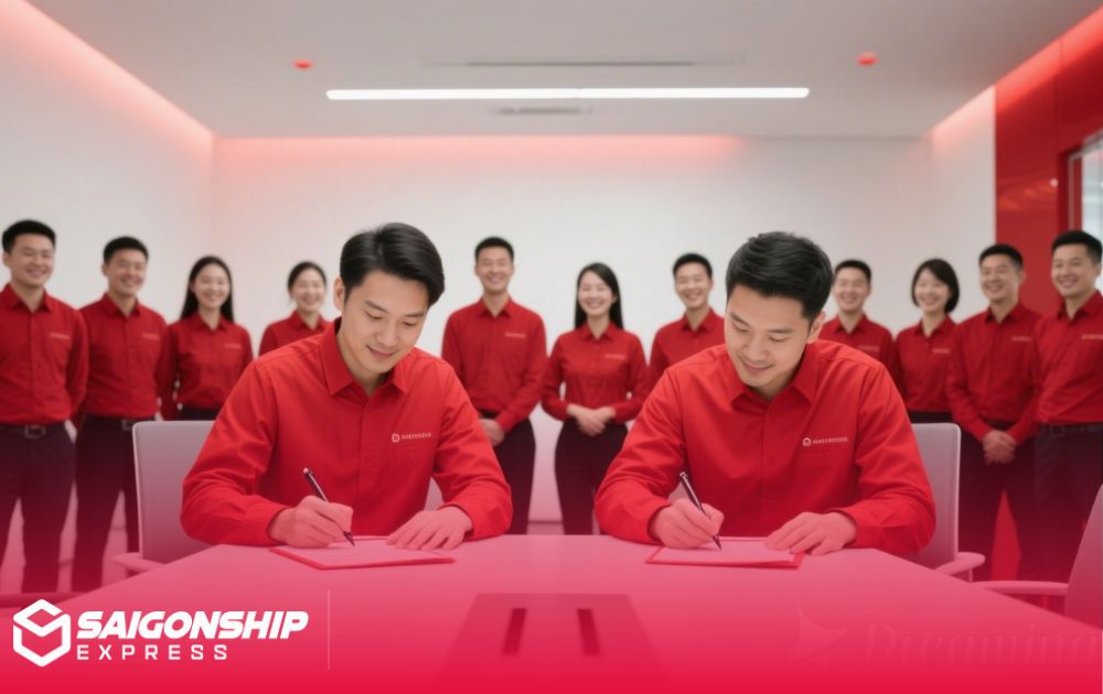 Hợp tác giữa Bưu cục Viettel Post và Saigonship
