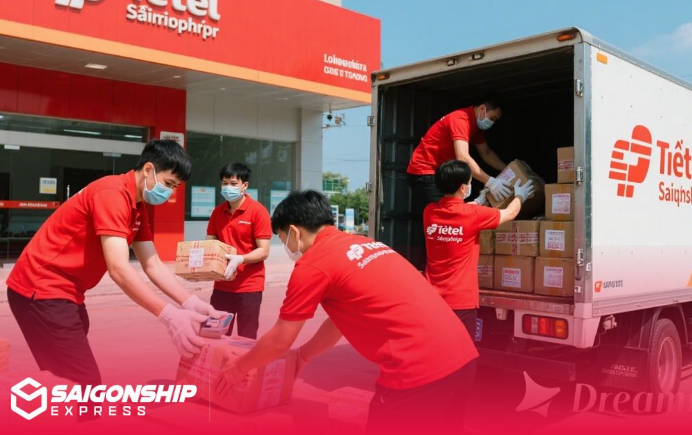 Hợp tác giữa Bưu cục Viettel Post và Saigonship