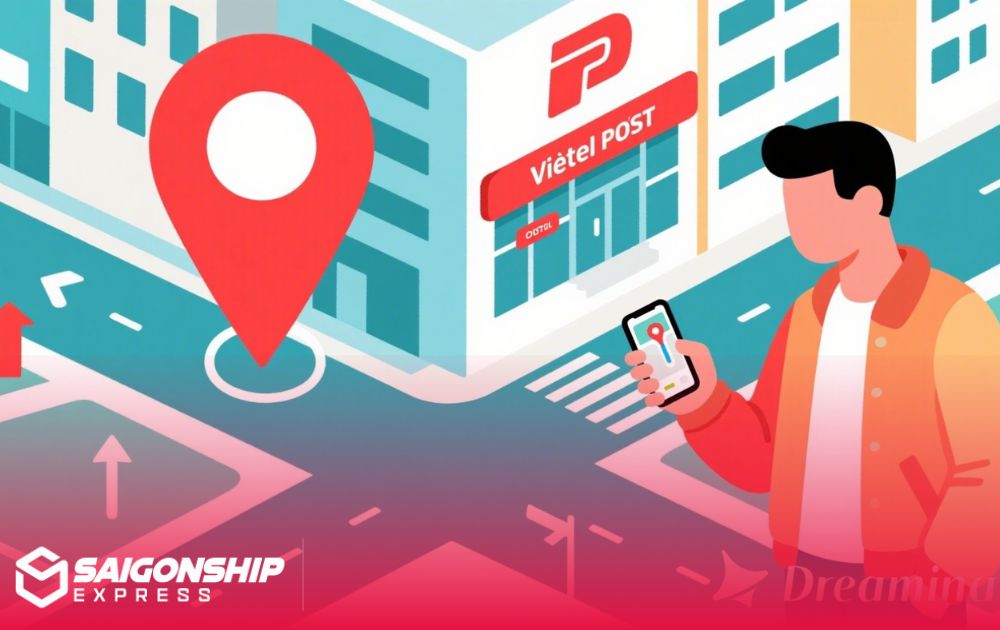 Hướng dẫn di chuyển đến địa chỉ bưu cục Viettel Post Phú Hữu