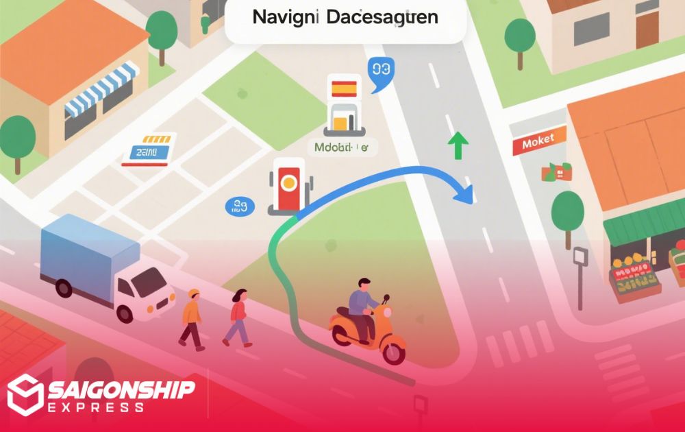 Hướng dẫn đường đi đến các bưu cục