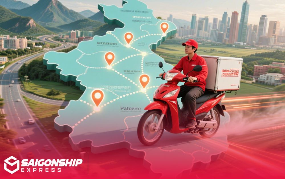 Khu vực phục vụ và tốc độ giao hàng