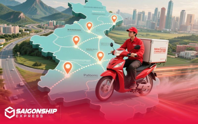 Dịch vụ giao hàng tại xã Sơn Điền, Lâm Đồng 3 Phạm vi dịch vụ