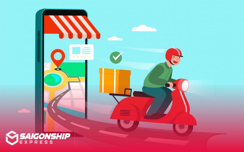Quy trình đặt dịch vụ giao hàng nhanh