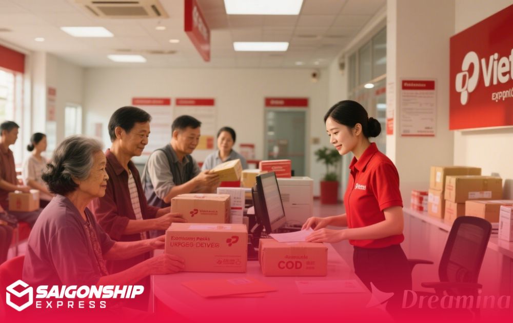 Địa chỉ bưu cục Viettel Post tại Giai Xuân, TP Cần Thơ 4 Quy Trình Gửi Hàng