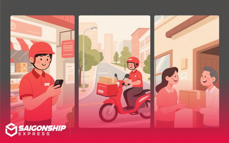 Quy Trình Gửi & Nhận Hàng Nhanh Chóng, Tiện Lợi