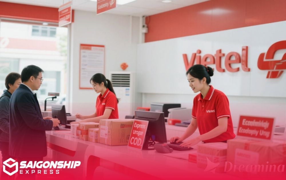 Quy trình gửi và nhận hàng tại bưu cục Viettel Post Tân Hòa