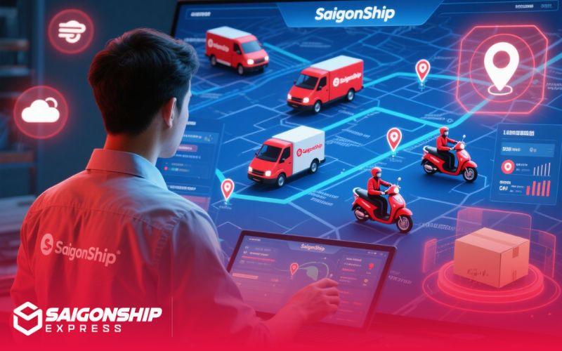 Dịch vụ giao hàng tại xã Hàm Kiệm tỉnh Lâm Đồng 4 Ứng dụng công nghệ trong vận chuyển