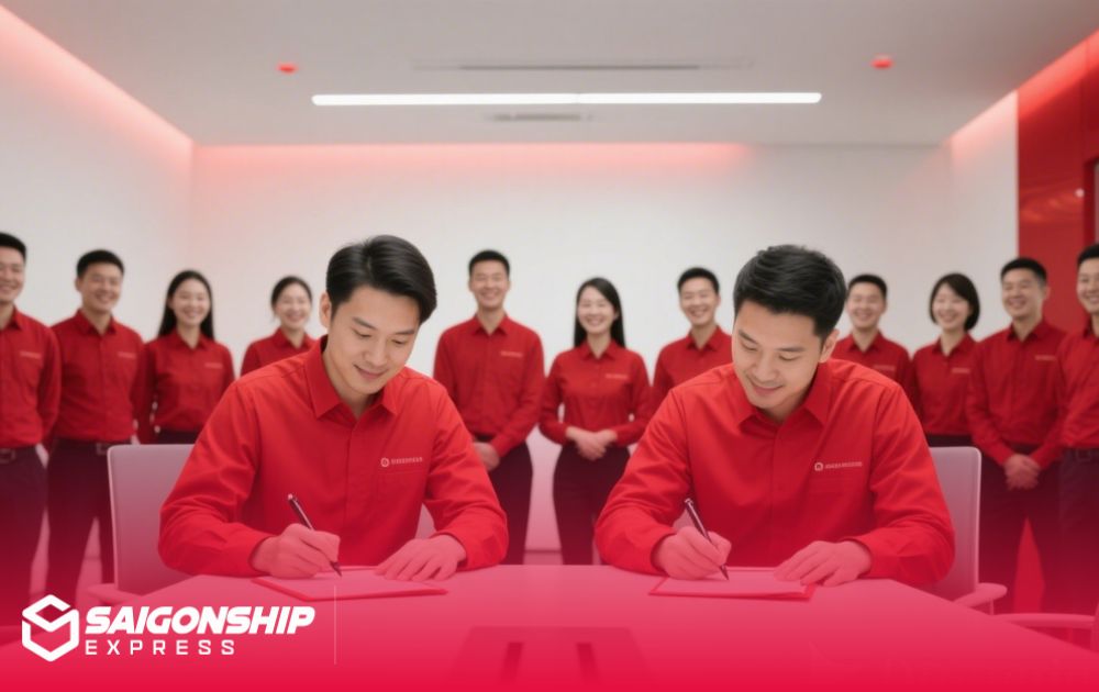 Hợp tác giữa Bưu cục Viettel Post và Saigonship